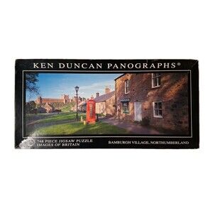 Ken Duncan Panographs 748 Pc Images Of Britain Bamburgh Villiage, Northumberland